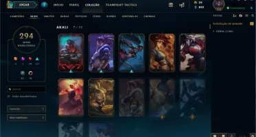 Conta - LOL - 294 Skins