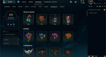 Conta - LOL - 294 Skins