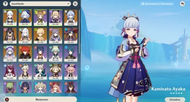 Ayaka C2 + Assinatura + Furina + Shenhe, banner no garantido