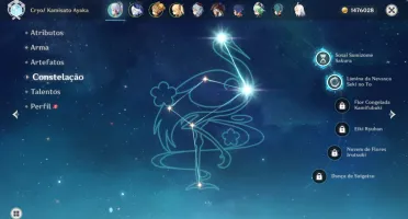 Ayaka C2 + Assinatura + Furina + Shenhe, banner no garantido