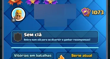 Conta de Clash Royale 6200 troféus+365 gemas