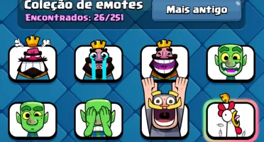 Conta de Clash Royale 6200 troféus+365 gemas