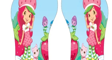 27 Moldes Gabaritos Chinelos Infantis Femininos em PDF