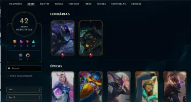 Conta de Valorant com várias skins, rank máximo Imortal