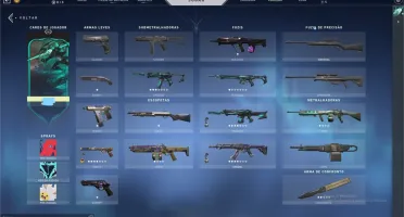 Conta Valorant com variadas skins