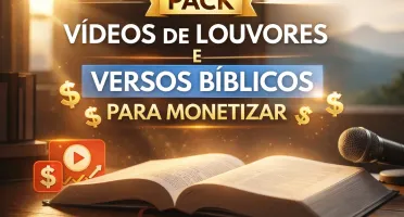 Pack Vídeos de Louvores e Versos Bíblicos Para Monetizar