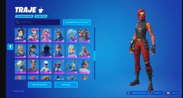 CONTA FORTNITE TODOS OS DADOS COM MAIS DE 170 SKINS