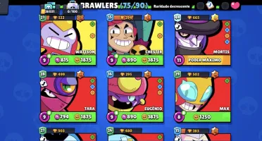 Conta Brawl Stars 26K+ 8 Lendárias 75 Brawlers