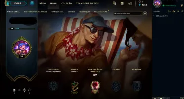 Conta De LOL Lv30 Unranked (Com Lendaria)