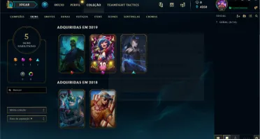 Conta De LOL Lv30 Unranked (Com Lendaria)