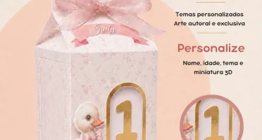 Caixa Milk com Visor 3D Personalizada