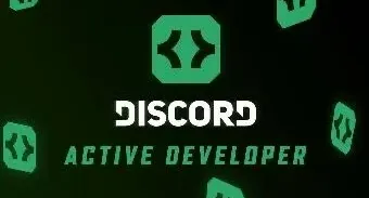 Discord Badge Active Developer (Desenvolvedor Ativo)