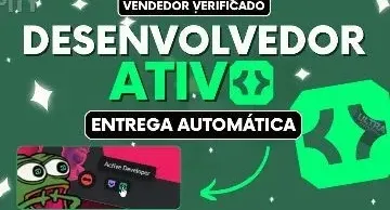 Discord Badge Active Developer (Desenvolvedor Ativo)