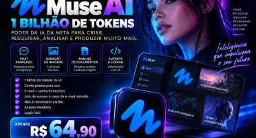 Muse AI - 1 BILHÃO de Tokens - Conta Individual
