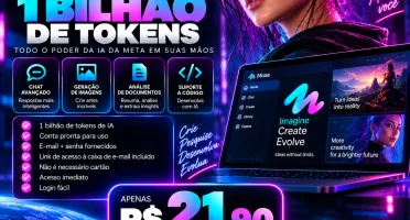 Muse AI - 1 BILHÃO de Tokens - Conta Individual