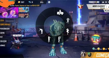 CONTA FREE FIRE CONTÉM O NOVO PERSONAGEM ( CR7 )