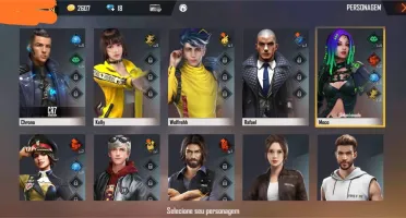 CONTA FREE FIRE CONTÉM O NOVO PERSONAGEM ( CR7 )