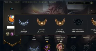 Ouro 1 com 95 Champs e 16 Skins