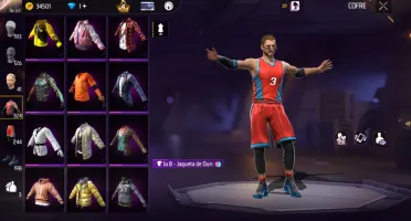 conta Free fire focada no Feminino