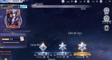 SAINT SEIYA AWAKENING - COM GEMAS AVANÇADAS E LIVROS