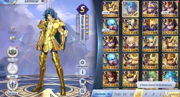 SAINT SEIYA AWAKENING - COM GEMAS AVANÇADAS E LIVROS