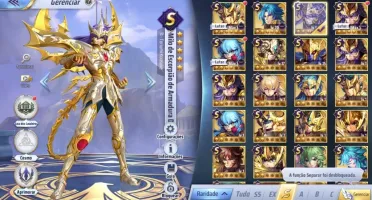 SAINT SEIYA AWAKENING - COM GEMAS AVANÇADAS E LIVROS