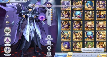 SAINT SEIYA AWAKENING - COM GEMAS AVANÇADAS E LIVROS