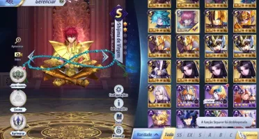 SAINT SEIYA AWAKENING - COM GEMAS AVANÇADAS E LIVROS