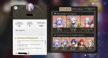 Honkai Star Rail- Robin+ Feixiao+ topaz+Dr.Ratio