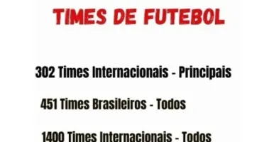 Pack Com 2153 Vetores De Times De Futebol Editáveis