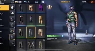CONTA DE FREE FIRE ANTIGA