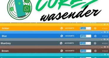 Wasender  3.7 personalizado e com botão de suporte .