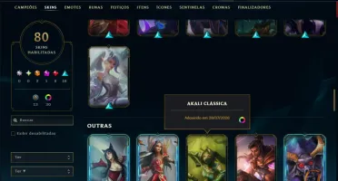 Prata 4 com 100 Champs e 80 Skins +1 Prestigio ( JG / SUP )