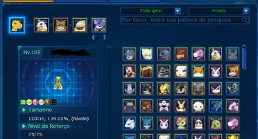 Conta LADMO com OmegamonX full yolei +10 mid-endgame.