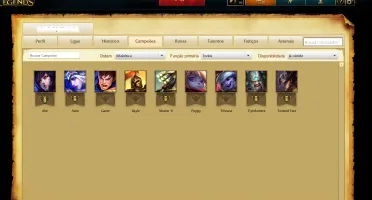 CONTA LV16 5 SKIN [1 LENDÁRIA LEGADO]