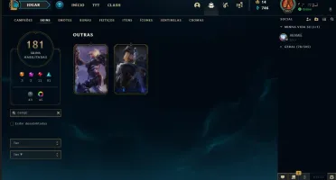 conta LEAGUE OF LEGENDS