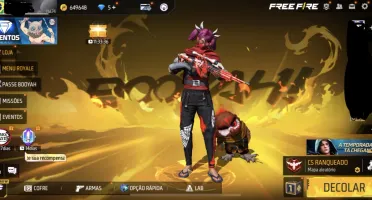 Conta Freefire Lvl 74 +16K Likes (Angelical Azul E Vermelha)
