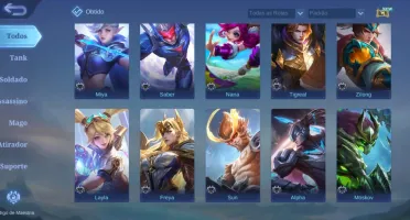 Conta mobile legend full acesso categoria epico 19,90