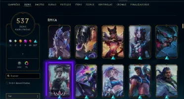 Conta 100% Segura De Lol Conta Valiosa LV 680| 537 SKINS