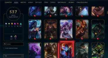 Conta 100% Segura De Lol Conta Valiosa LV 680| 537 SKINS