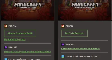 Minecraft Java & Bedrock com Capas | Full Acesso | Sem Bans