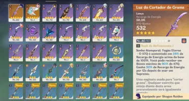ACC AR42 ZHONGLI + BAAL+ATLAS CELESTIAL+ CORTADOR DE GRAMA