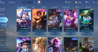 Conta perfeita mobile legends