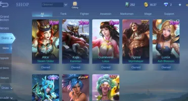Conta perfeita mobile legends