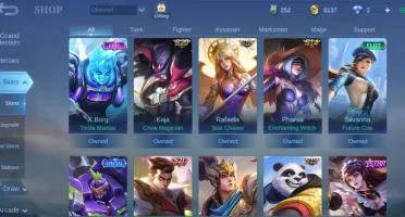 Conta perfeita mobile legends