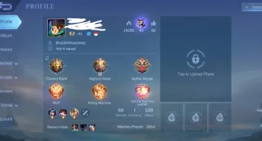 Conta perfeita mobile legends