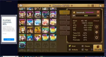Conta Summoners War !! Lv 50 > Nat5 Ld Jager