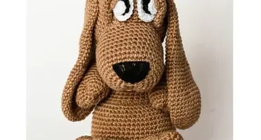 Cachorro em Amigurumi