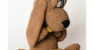 Cachorro em Amigurumi