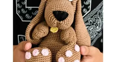 Cachorro em Amigurumi